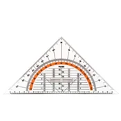 GEOTRIKOTNIK 22CM ROTRING Z DRŽALOM