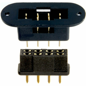 Tragflächensteckverbinder 8 pin