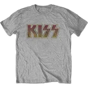 Kiss Vintage Classic Logo Grey XL Majica