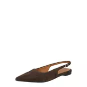 VAGABOND SHOEMAKERS Odprte balerinke HERMINE  čokolada