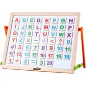 Woody magnetna tabla z ABC, namizna