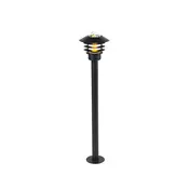 Sodobna zunanja svetilka črna 100 cm IP44 - Prato