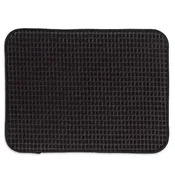 Kela Podloga za odcejanje Rapida, 100 % poliester, črna, 50,0 x 38,0 cm
