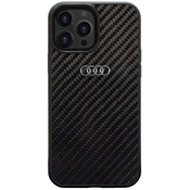 Audi Carbon Fiber iPhone 14 Pro 6.1 black hardcase AU-TPUPCIP14P-R8/D2-BK (AU-TPUPCIP14P-R8/D2-BK)