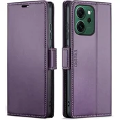 Overboard Ovitek za Oppo Reno 14 F/14 FS, sijoč liči , denarnica z zavihkom, vijolična