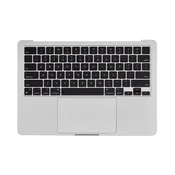 Gornji okvir tipkovnice za MacBook Air 13, A3113 (2024), s US tipkovnicom i baterijom, Silver, 661-40228, Genuine Apple