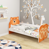 Drveni dječji krevet ANIMALS 160×80 cm