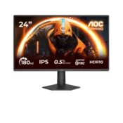 AOC Gaming 24G50F monitor - 60.5cm (24/23.8 vidno), FHD (1920 x 1080), IPS, 180Hz (OC), 4ms (GtG), Adaptive Sync, G-Sync kompatibilen, HDR10, 1x HDMI 2.0, 1x DP 1.4