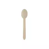 Drvena jednokratna žlica BIO 16 cm, 100 komada
