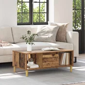 vidaXL Klubska miza Star les 90 x 50 x 26.5 cm Konstruiran les