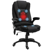 Homestar Pisarniški stol z masažno funkcijo 67x74x116-126 cm črne barve