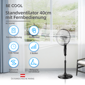 BUDETE HLADNI – Ventilator na stalku BE COOL BC16SFRC, 40 cm