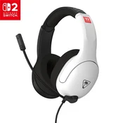 Žične igralne slušalke Turtle Beach Airlite Fit - bele in črne (SWITCH2)