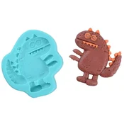 shumee Silikonski kalup za sladkorno pasto Živali DINOZAVER