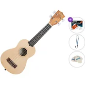 Kala KA-15-S-S-W/UBS-R Standard SET Natural Satin Soprano ukulele