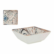 NEW Skleda La Mediterránea Grecia Porcelan Modra Rjava 13 x 13 x 5 cm