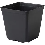 Kvadratni sadilnik 11x11x12 črn (10 kosov)