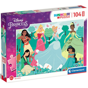 Clementoni - Puzzle Princeza disney 104 maxi - 100 kosov