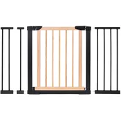 EcoToys kovinska in lesena varnostna ograja za stopnice in vrata 74-100 cm (5905817006526)