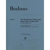 BRAHMS:TRIO FOR PIANO,VIOLIN AND HORN VIOLA/VIOLONCELLO) ES-DUR OP.40