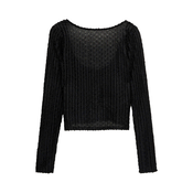 Pull&Bear Majica črna