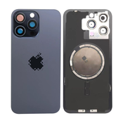 Apple iPhone 15 Pro Max - Zadnje steklo ohišja z majhnimi deli (Blue Titanium)