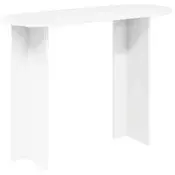Konzolna stolica Bijela 100 x 39,5 x 75 cm Konstruirano drvo