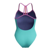 Speedo solid lane line back arctic glass 164cm