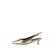 L37 HANDMADE SHOES Čevlji s peto in s paščki ELEGANCE ESSENCE zlata