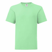 Mint childrens t-shirt in combed cotton Fruit of the Loom