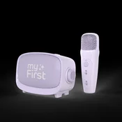 myFirst Voice 2 - karaoke komplet za otroke - mikrofon in brezžični zvočnik z zvočnimi učinki (vijoličen)