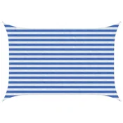Jedrilica za suncevu sjenu Plava i bijela 2 x 3,5 m HDPE