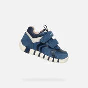 Blue Boys Shoes for First Steps Geox Iupidoo Boy - Boys