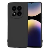 Silikonski ovitek Techsuit SoftFlex za Xiaomi Redmi Note 14 Pro Plus 5G - črn