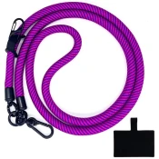 Universalna debela vrvica za mobilni telefon - vijolična/modra