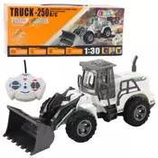 slomart Gradbena bagra na daljinsko vodenje LEAN TOYS RC, bela 1:30