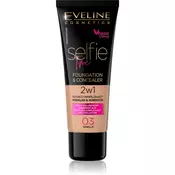Eveline Tecni puder Selfie Time 03  Vanila 30ml