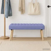 Bench z kanalnim oblazinjenjem Jeans modra 110 x 40 x 46 cm