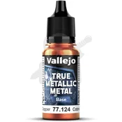 Vallejo VALL-77124 Pravi kovinski starodavni baker 18 ml