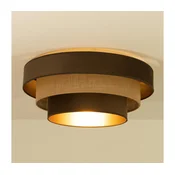 Stropna svetilka WENTA 1xE27/60W/230V O 50 cm rjava/juta