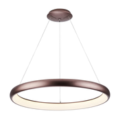 Azzardo AZ5065 - LED Prigušivi luster na sajli ANTONIO LED/80W/230V smeda + DU