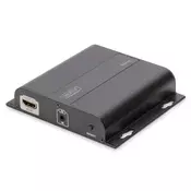 Digitus DS-55123 AV ekstender AV prijemnik Crno