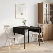 vidaXL Raztegljiva jedilna miza 120 x 81,5 x 75 cm Inženirski les