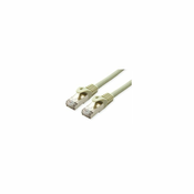 VALUE Value 21.99.0844 RJ45 omrežni kabel\, Patch kabel cat 6a S/FTP 20.00 m siva masivna žica 1 kos, (20415306)