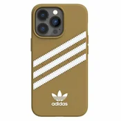 Adidas Futrola Adidas OR Molded PU za iPhone 13 Pro / 13, bež/zlatna