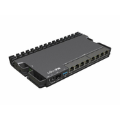 slomart mikrotik rb5009upr+s+in | router | 7x rj45 1000mb/s poe, 1x rj45 2.5gb/s poe, 1x sfp+, 1x usb 3.0