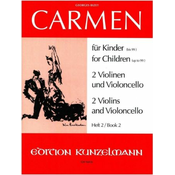 BIZET:CARMEN 2 VIOLINS AND VIOLONCELLO BOOK 2