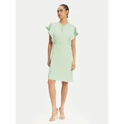 BOSS Poletna obleka Deliniara 50537402 Zelena Regular Fit