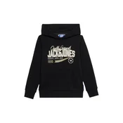 Jack & Jones Junior Majica oliva/črna/bela