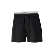 Calvin Klein Swimwear Kratke kopalne hlače črna/bela